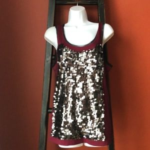 Vera Wang sequin top